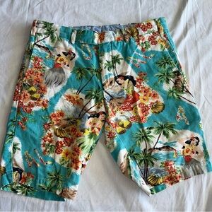Polo by Ralph Lauren Light Blue Shorts. Hawaiian Girl